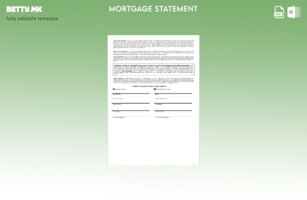 модерен стил Данска Извод за хипотека на банка Jyske, страници, шаблон 1