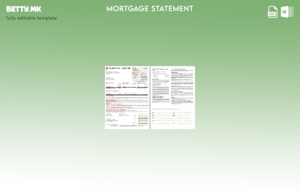 модерен стил Данска Arbejdernes Landsbank банкарска хипотека, страници, шаблон