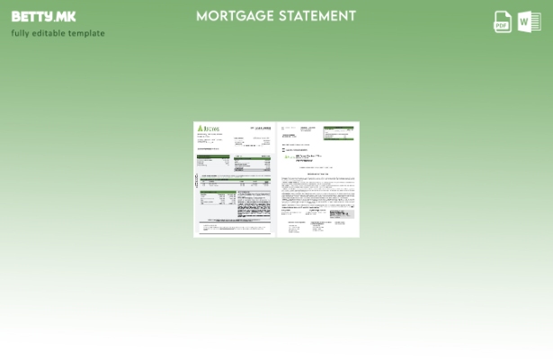 модерен стил Извештај за банкарска хипотека на регионите на САД во шаблон за фор