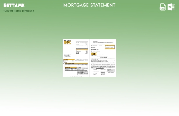модерен стил Извештај за хипотека на Банката на Цејлон на Шри Ланка во шаблон за