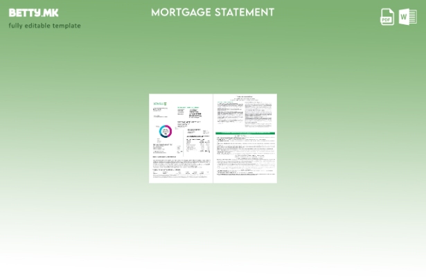 модерен стил Извештај за хипотекарен заем од јеменската банка од Заливот во Word
