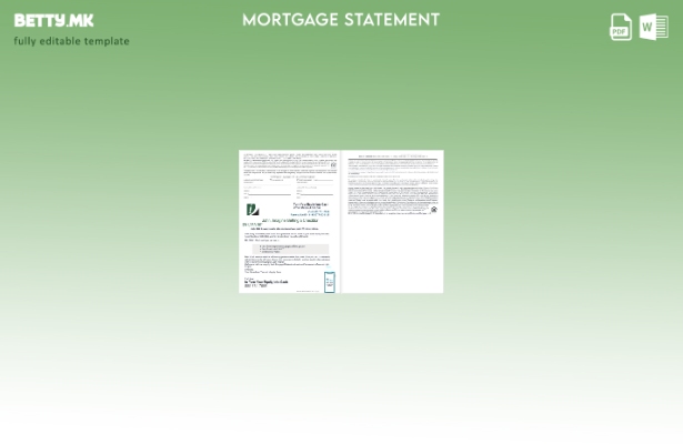 модерен стил Извештај за хипотекарниот заем на У.С. Integrity Bank во Word и P 1