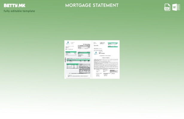 модерен стил Извод за хипотека на Пакистан Аскарибанк во шаблон за формати Word
