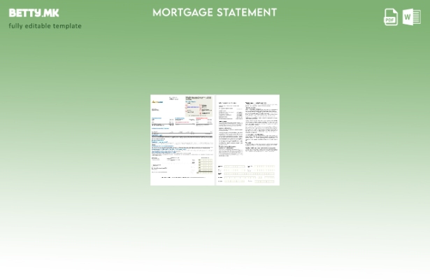 модерен стил Извод за хипотека на банка на Суринам Финабанк во Word и PDF формат