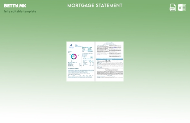 модерен стил Извод за хипотека од банка Саудиска Арабија Самба во шаблон за форм