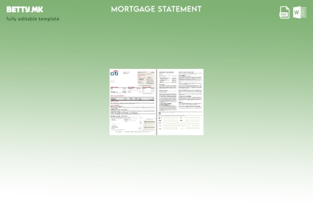 модерен стил Извод за хипотека од банка на Австралија Ситибанк, страници, шаблон