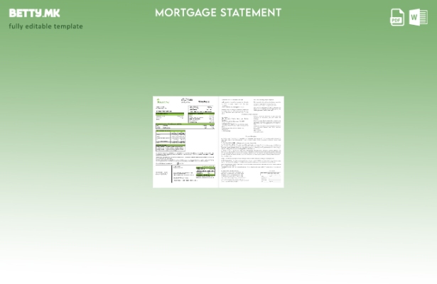 модерен стил Извод од банка за хипотека на регионите на САД во Тенеси во шаблон