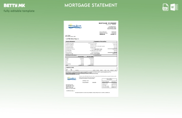 модерен стил Изјава за хипотека за кредитна унија на Скриена река на САД во Пенс