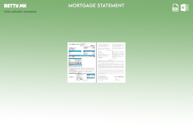 модерен стил Камбоџа J Trust Royal банкарска хипотека изјава, страници, шаблон