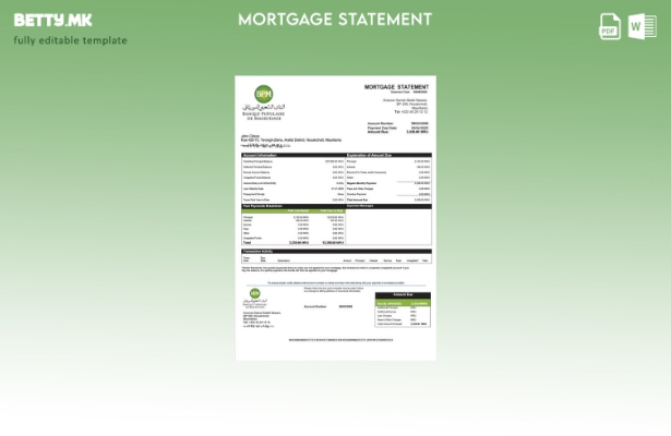 модерен стил Мавританија Banque Populaire de Mauritanie (BPM) за хипотека шаблон