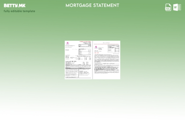 модерен стил ОАЕ Capella Плати банкарска хипотека во формати Word и PDF, шаблон