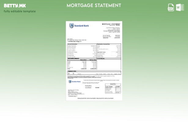 модерен стил Обединетото Кралство Стандарден извештај за банкарска хипотека во ш