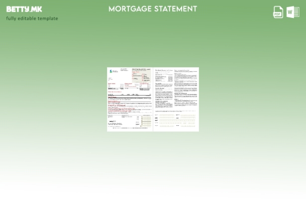 модерен стил Пакистански Стандарден Извештај за хипотека во Word и PDF формати,