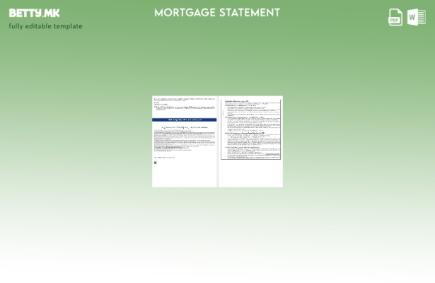 модерен стил Пакистански NBP хипотекарен заем во формати Word и PDF, шаблон 3