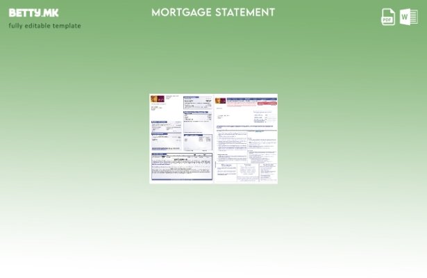 модерен стил Полска Alior изјава за хипотека во формати Word и PDF шаблон