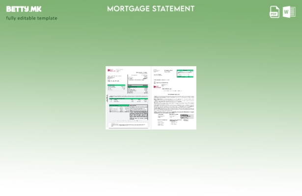 модерен стил Португалија Banco Популарен извештај за хипотека во шаблон за форма