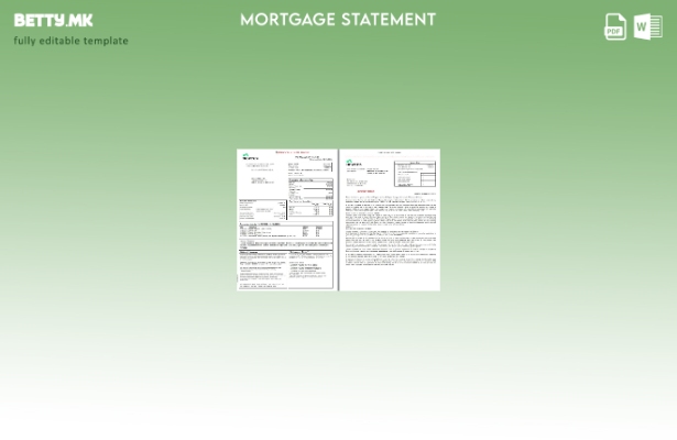модерен стил САД Тексас Newrez изјава за хипотека, шаблон страници