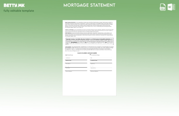 модерен стил Тајланд TMBThanachart Извод за хипотека од банка во шаблон за фор 1