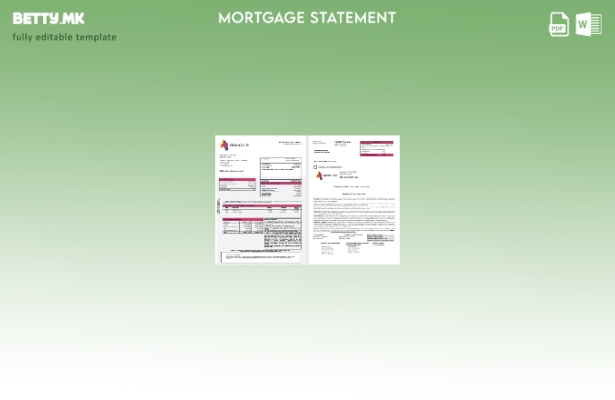 модерен стил извод за хипотека на Обединетото Кралство Atom Bank во шаблон за фо