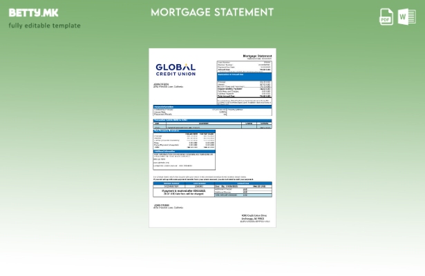 модерен стил на САД Алјаска Глобалниот кредитен сојуз на банкарска хипотека во ш