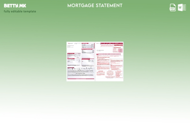 модерен стил на САД Планинска Америка Кредитна унија изјава за хипотека во банка