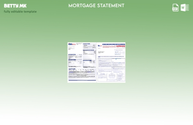 модерен стил сомалиски Sombank хипотека во шаблон формати Word и PDF