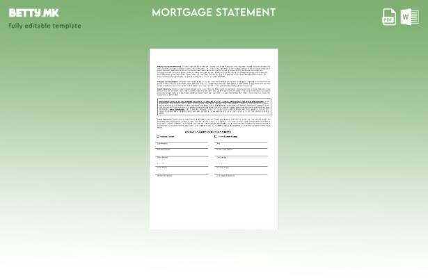 модерен стил Taiwan Bank of Taiwan банкарски извештај за хипотека во шаблон фо 1