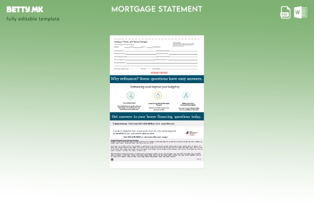 модерен стил USA First International Bank & Trust испис за хипотека на банка в 1