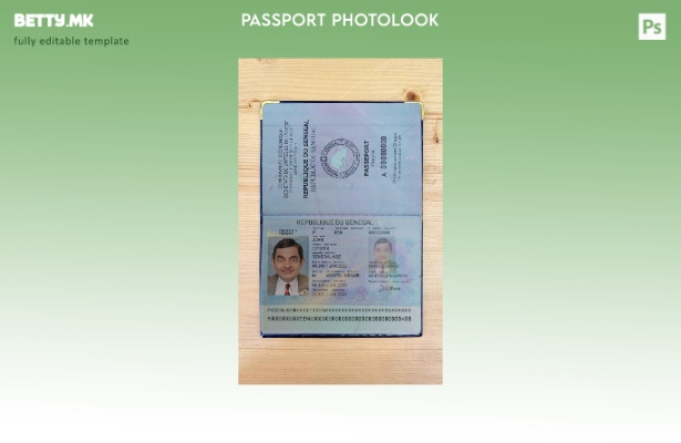 Модерен стил Шаблон за изглед на фотографски премин на Сенегал