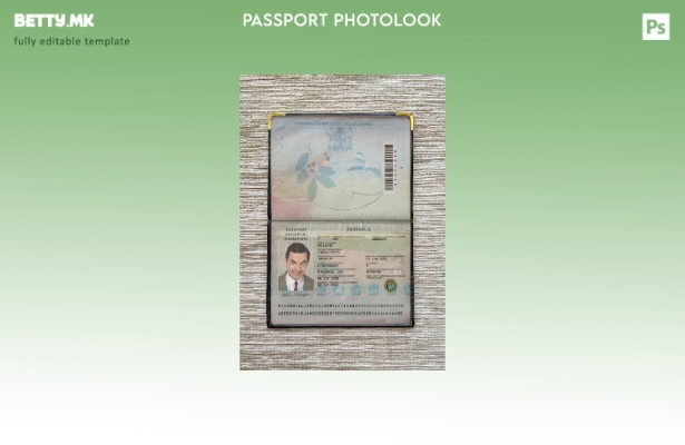 Модерен стил на Јамајка помине шаблон фото изглед