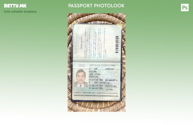 Модерен стил шаблон за изглед на фотографија за помине Доминиканска Република