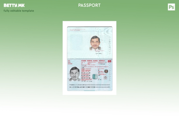 модерен стил Норвешки пасош нов сегашен шаблон