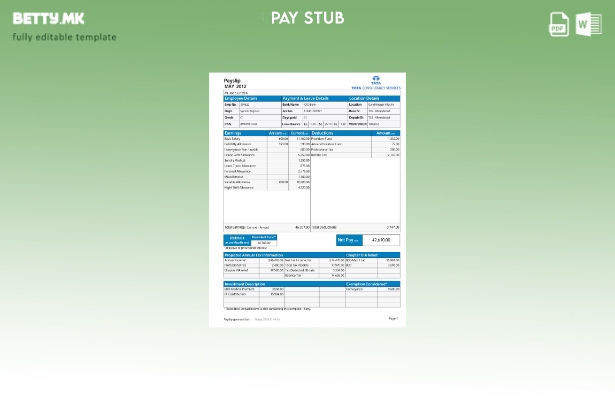 Модерен стил Индија TATA консултантски услуги шаблон уплатница