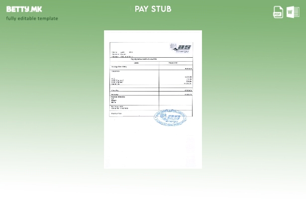 Модерен стил Кенија AINU Shamsi Energy Limited шаблон за уплатница