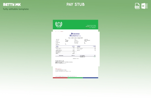 Модерен стил САД шаблон за конгломерат на Беркшир Хатавеј