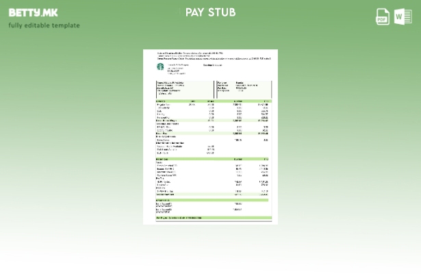 Модерен стил Шаблон за изводи за заработка на Starbucks Coffee Company