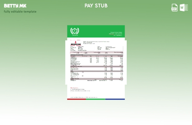 Модерен стил Шаблон за компанија за полупроводници на САД Broadcom