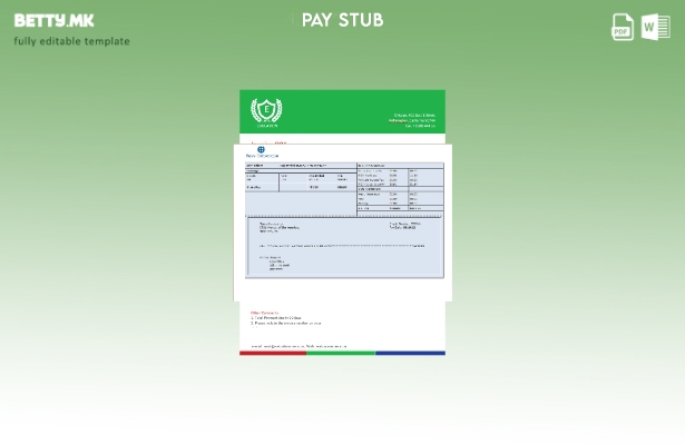 Модерен стил Шаблон за листи за вработени во медиумската компанија во САД