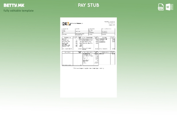 Модерен стил Шаблон за уплатница на клиенти Филипини