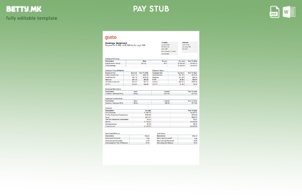 Модерен стил на бизнис во САД во Калифорнија, кој обезбедува шаблон за изводи за