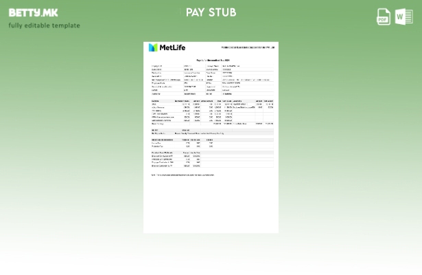 Модерен стил на шаблон за платниот центар за глобални операции на Metlife