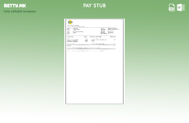 Модерен стил на шаблон за уплатница Siti Networks