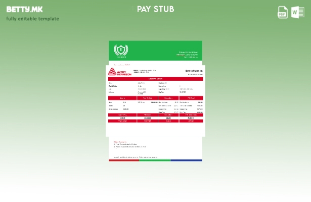 Модерен стил шаблон верзија на лист за вработени во компанијата за пакување во С