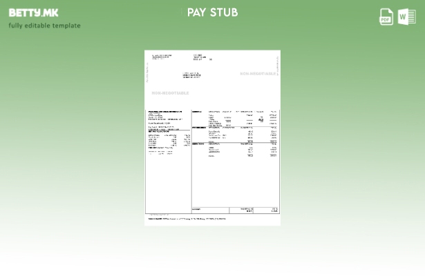 Модерен стил шаблон за изводи за заработка M WAKE Research INC