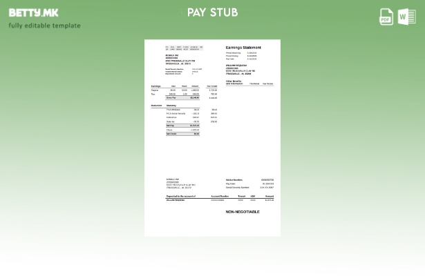 Модерен стил шаблон за изводи за заработка Mobie INK