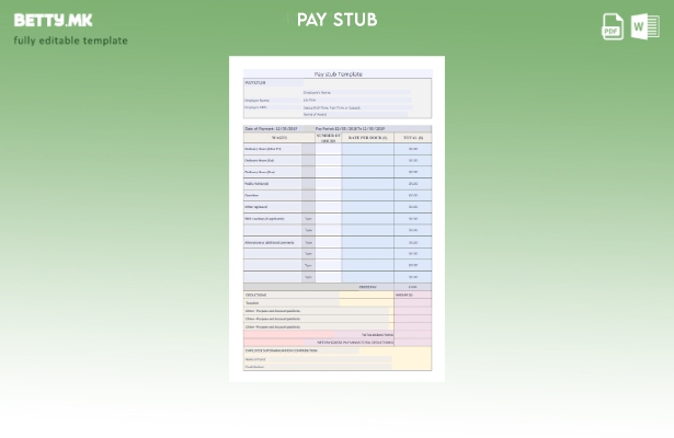 Модерен стил шаблон за никулци за плаќање придонеси за пензија на работодавачот