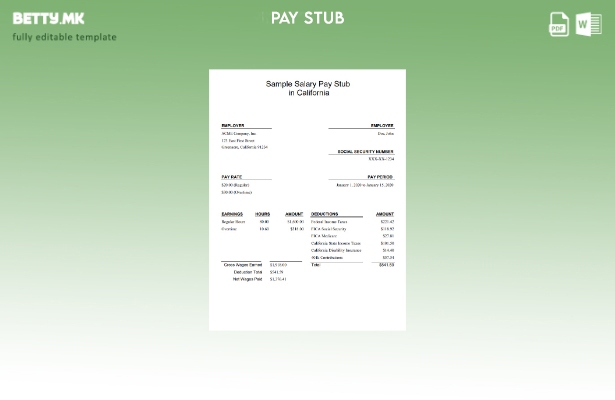 Модерен стил шаблон за плата во Калифорнија