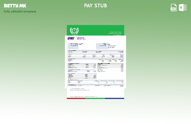 Модерен стил шаблон за плати на Универзитетот на САД во Северна Ајова