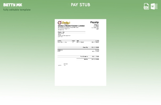 Модерен стил шаблон за платната картичка Smiley'z Mobile Kitchen