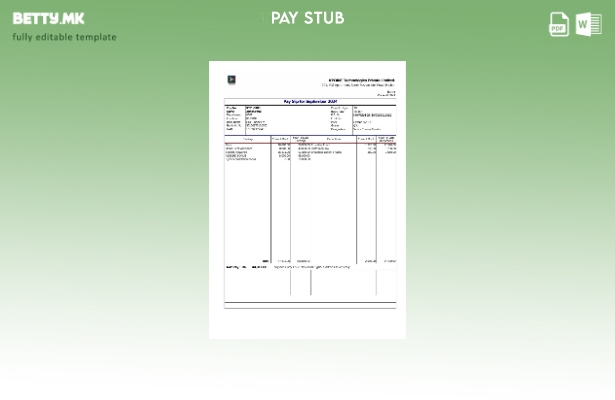 Модерен стил шаблон за уплатница на Kpoint Technologies